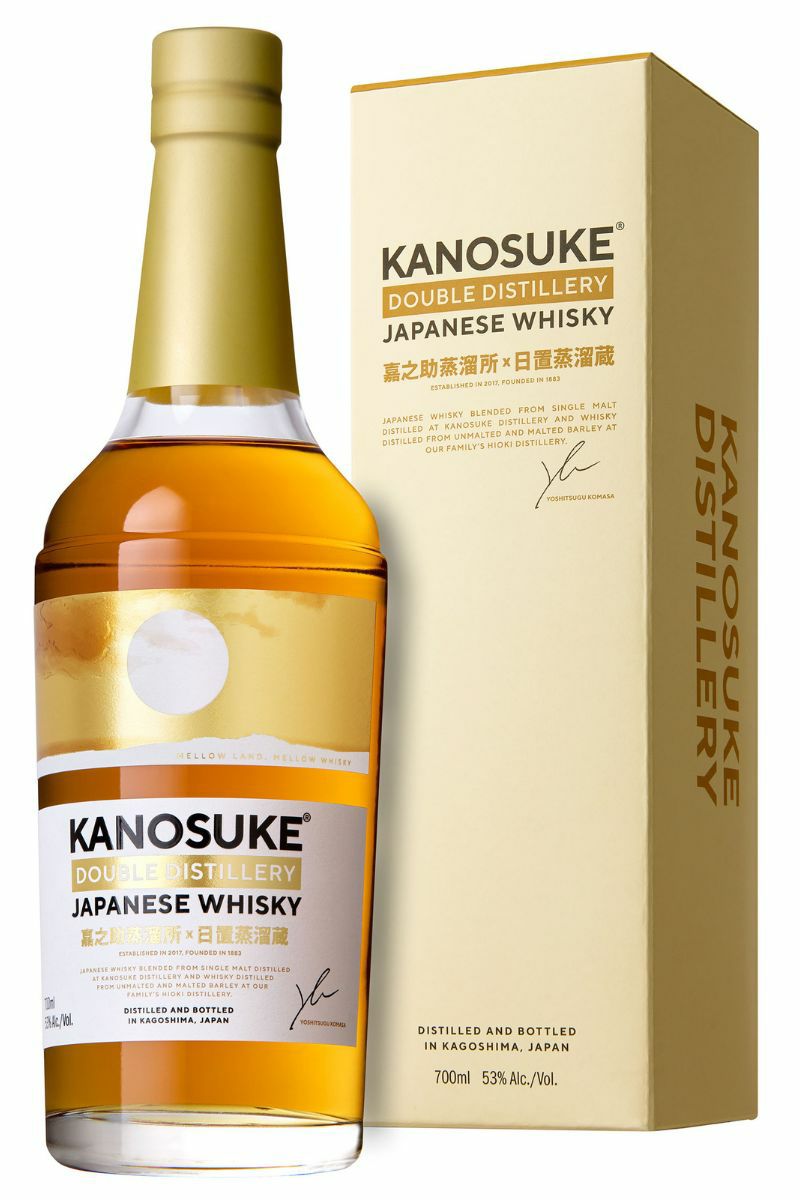 数量限定】 嘉之助 DOUBLE DISTILLERY ウイスキー 53度 700ml 小正醸造