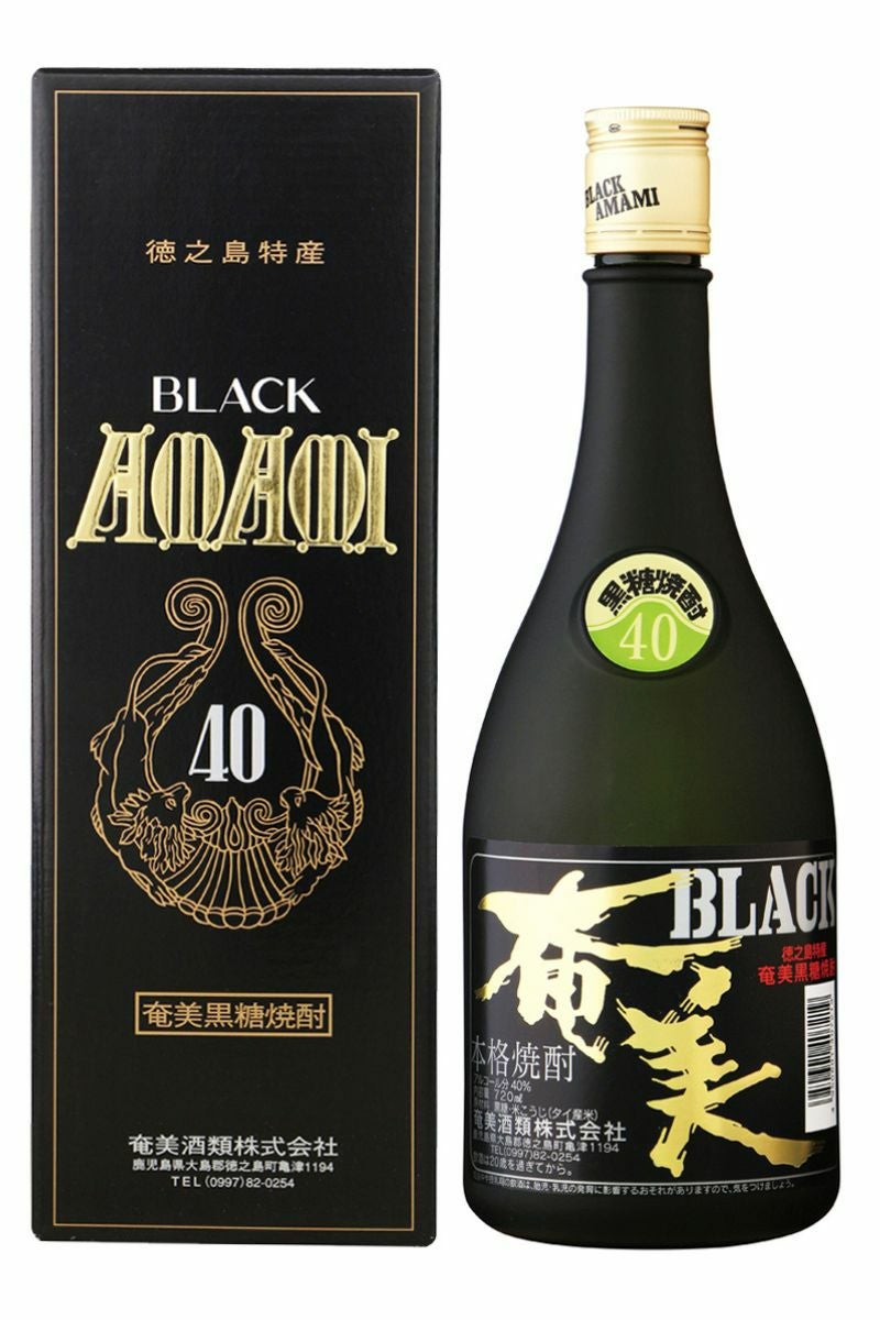 ブラック奄美 黒糖焼酎 40度 720ml 奄美酒類 | まるごと鹿児島