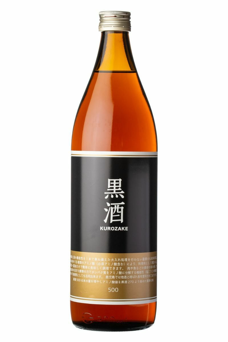黒酒500（金ラベル） 灰持酒 900ml 東酒造 | まるごと鹿児島